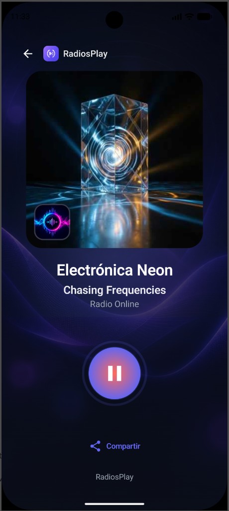 Reproductor nativo de RadioTvLive en Android